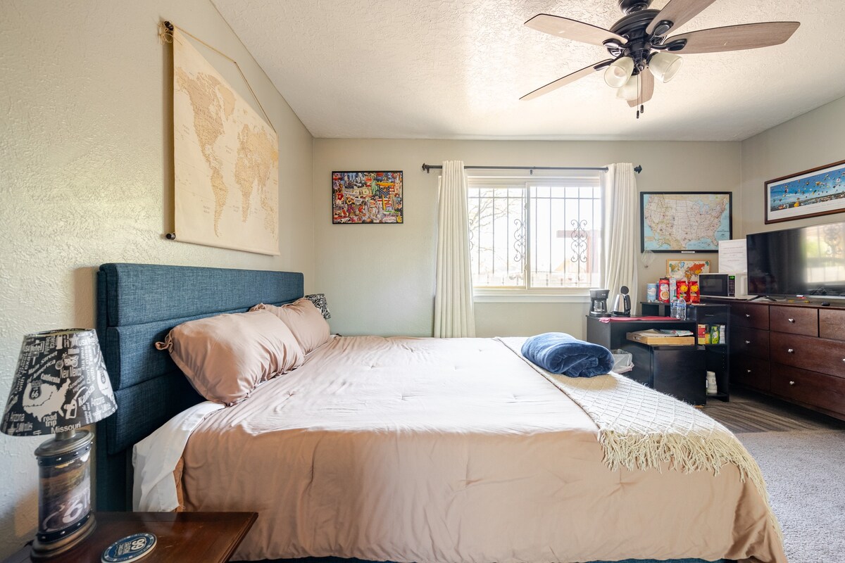 King bed is all yours in this master suite!