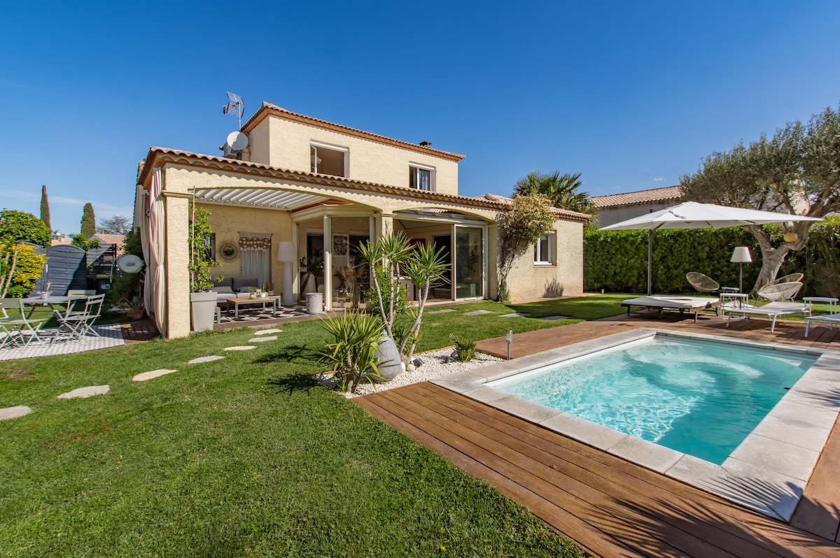 villa proche commerces et plage