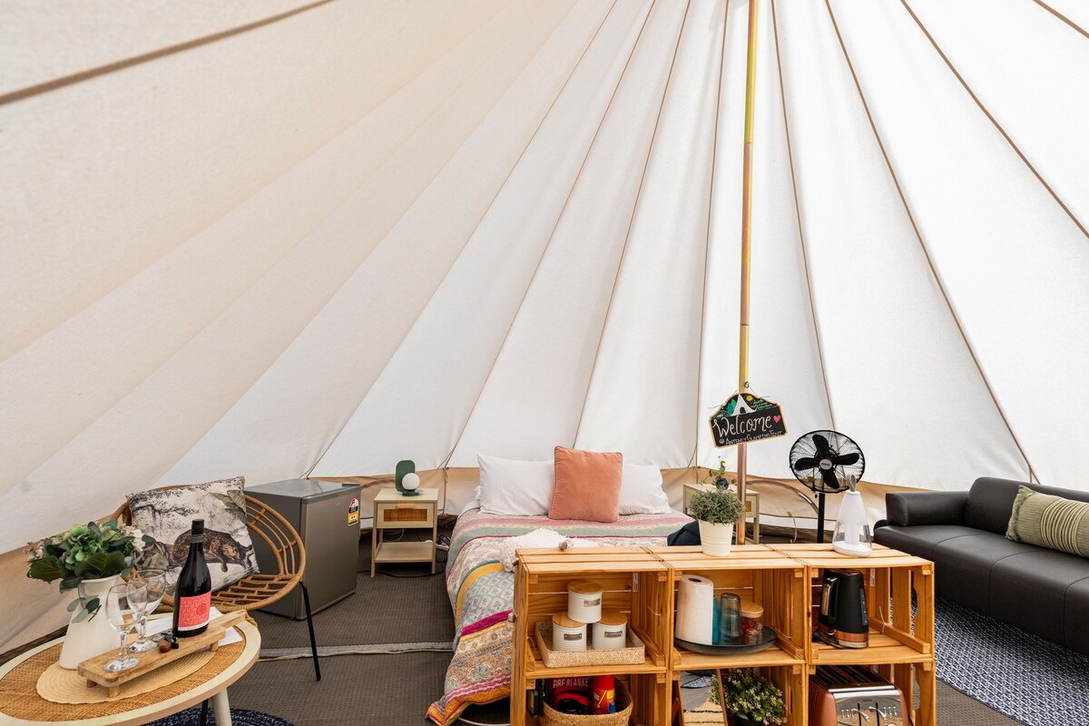 Antenly Glamping Tent Mam 's （麦克拉伦谷）