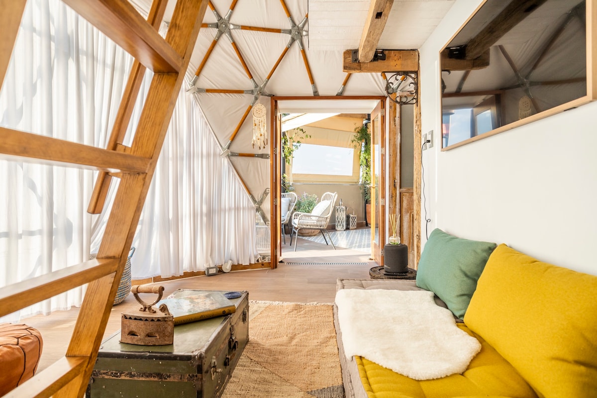 Roma Scenic Glamping, Rooftop, WiFi, Pet-friendly