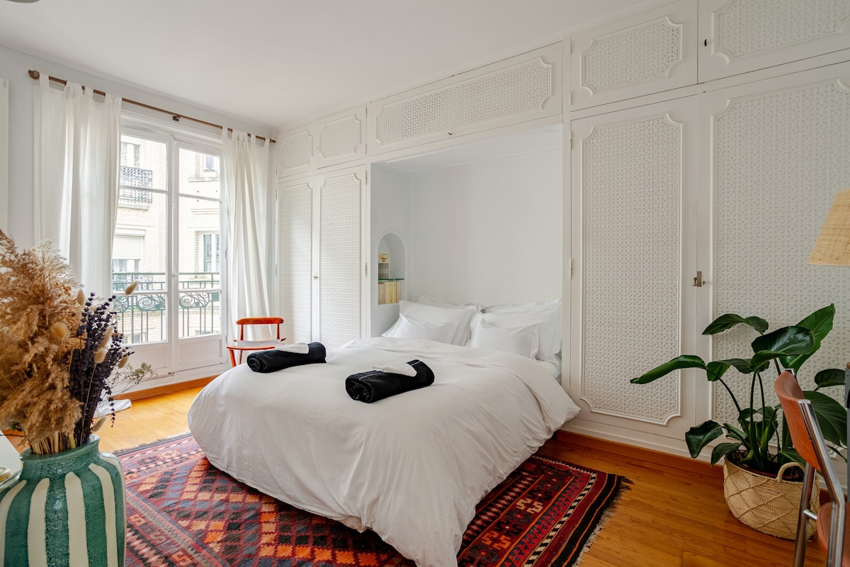 Chambre cosy dans appartement proche Paris 16eme