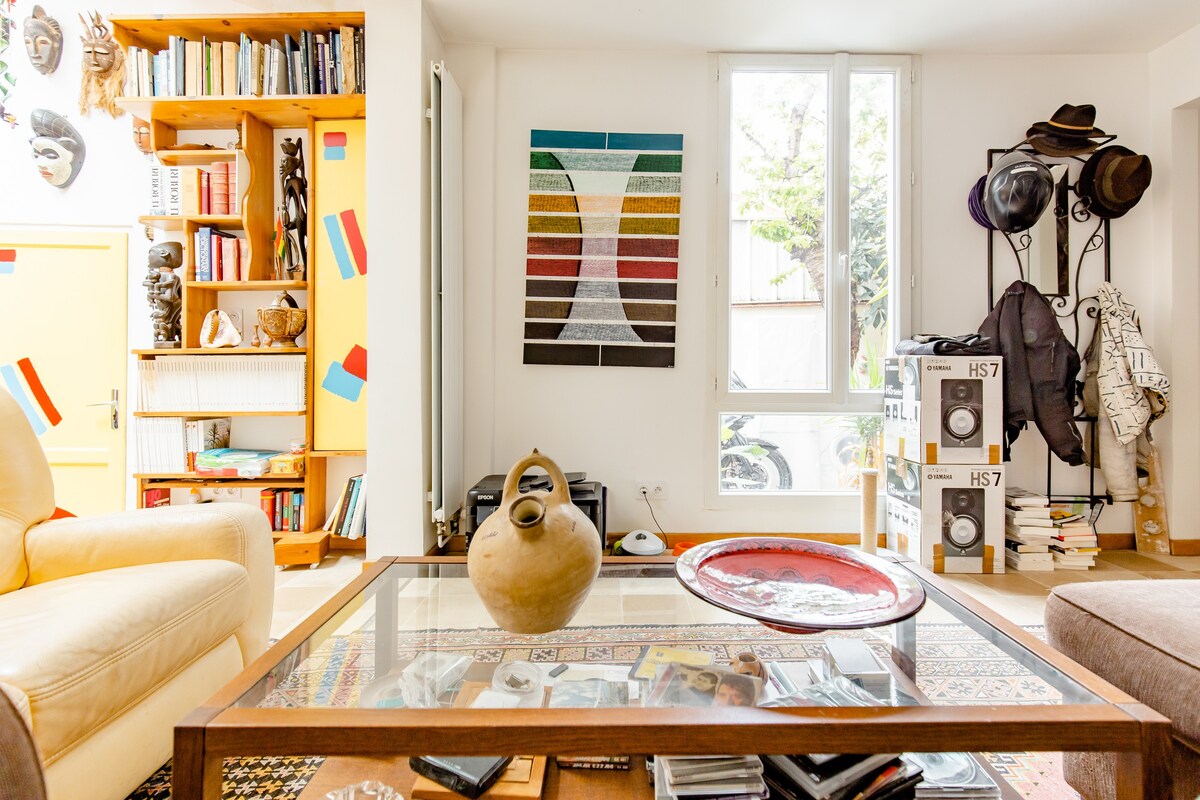 Mezzanine avec tatami et futon