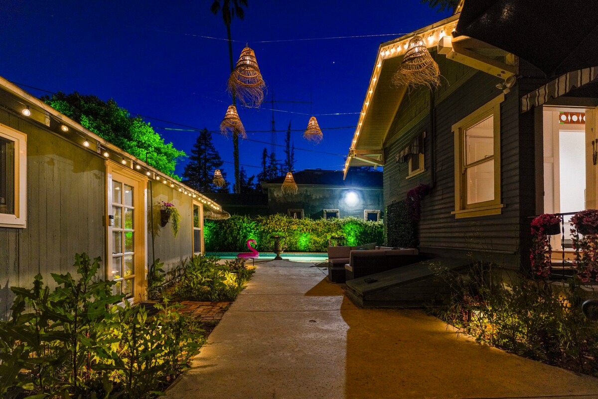 Boho Vibe House with Pool near Hollywood