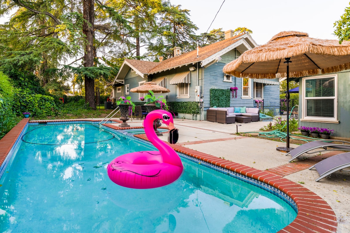 Boho Vibe House with Pool near Hollywood