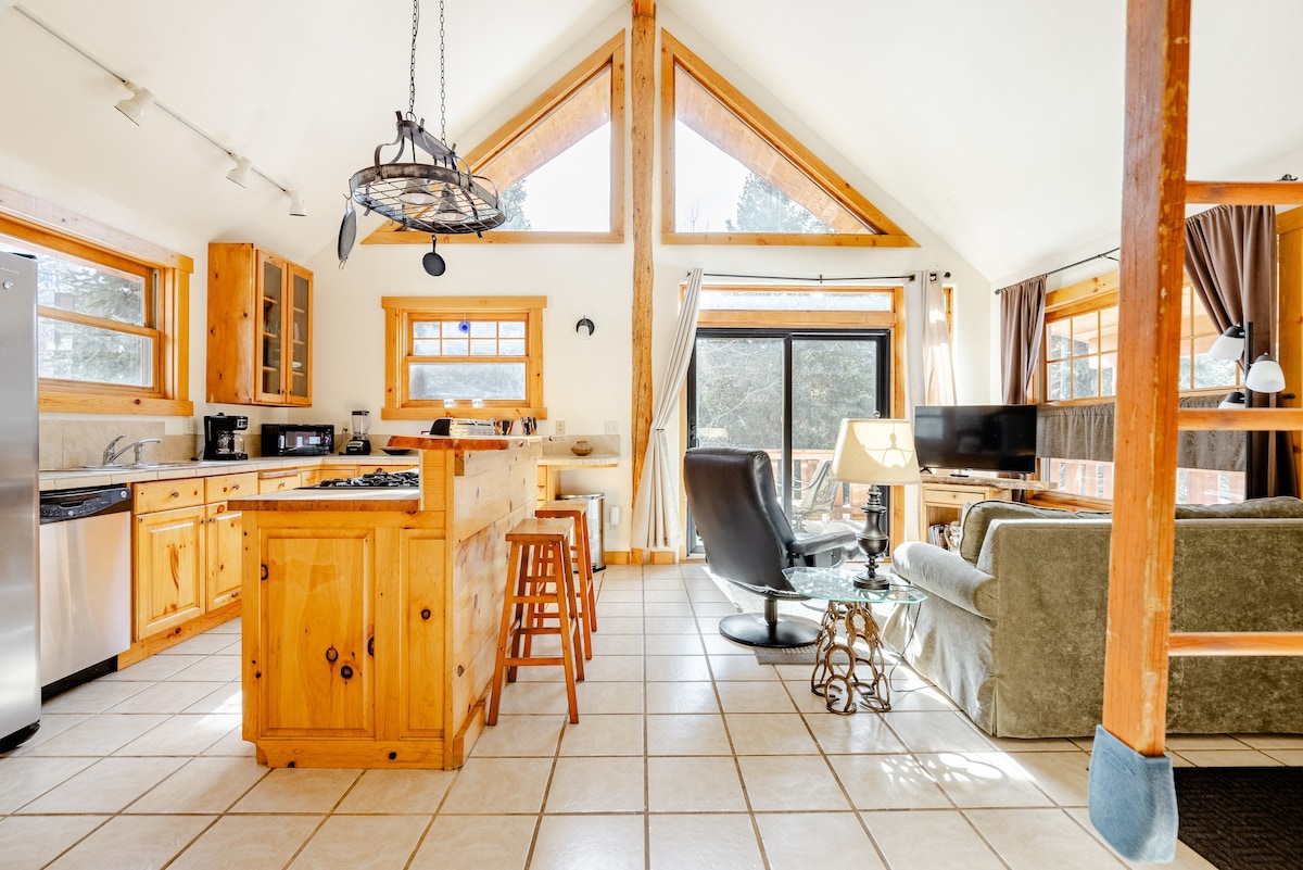 Cabin-Style Ski Home with Private Deck