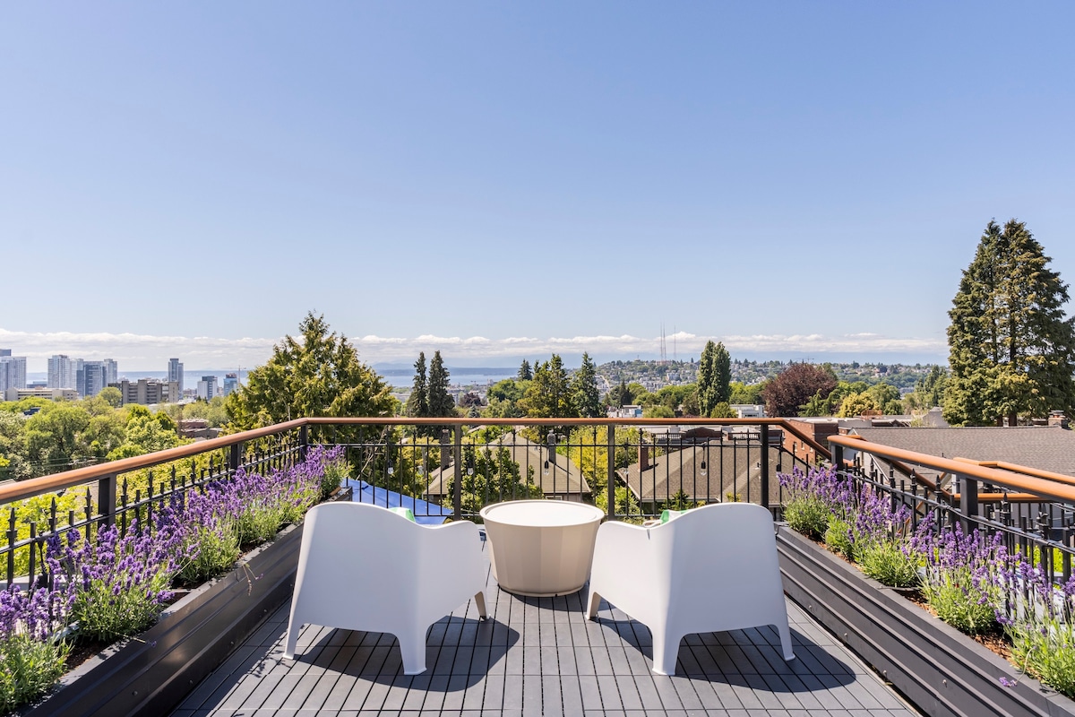 Quintessential Foursquare w/stunning roof terrace