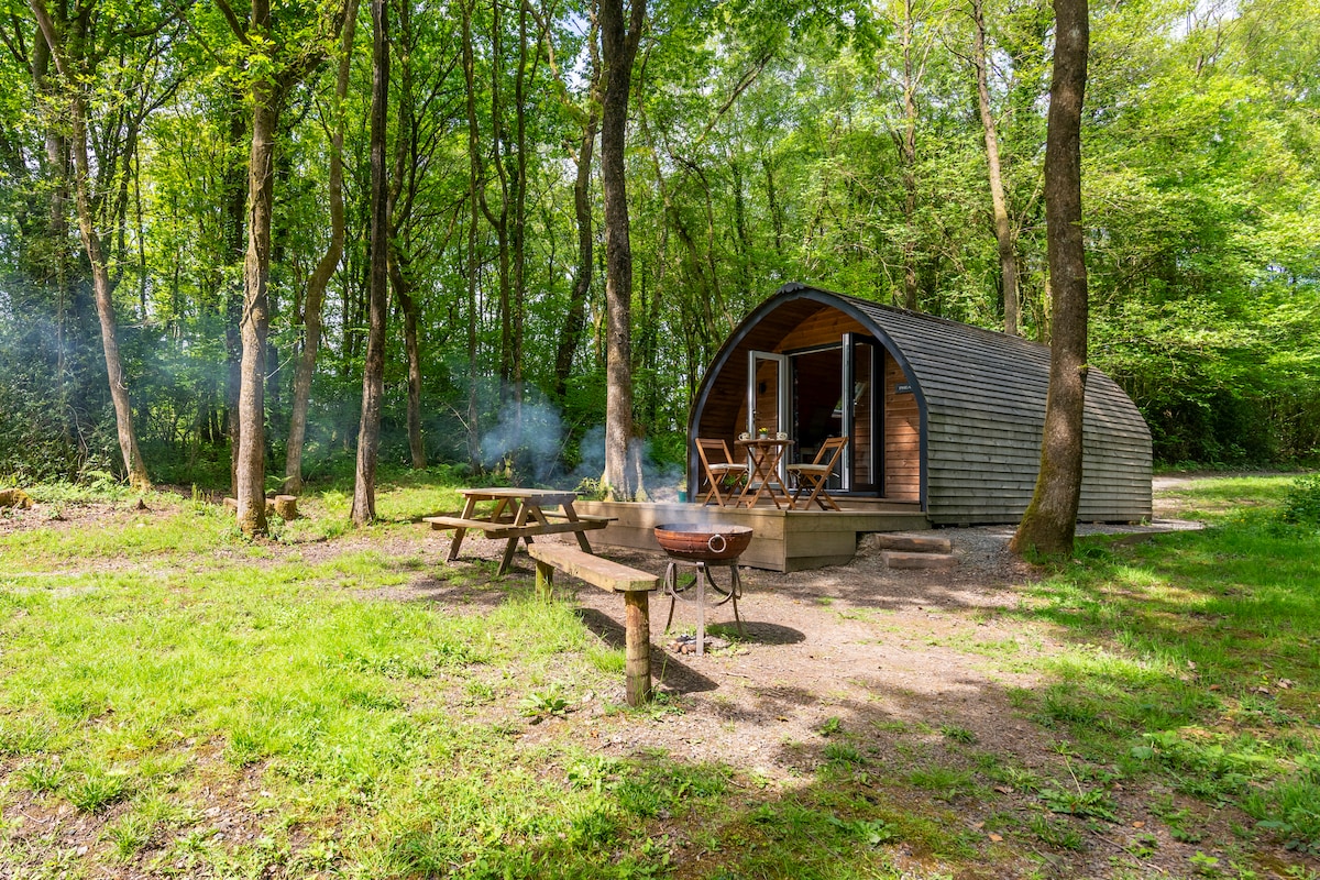 Cosy woodland cabin