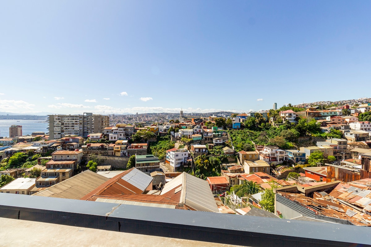 Moderno y Acogedor Apartamento en Valparaíso