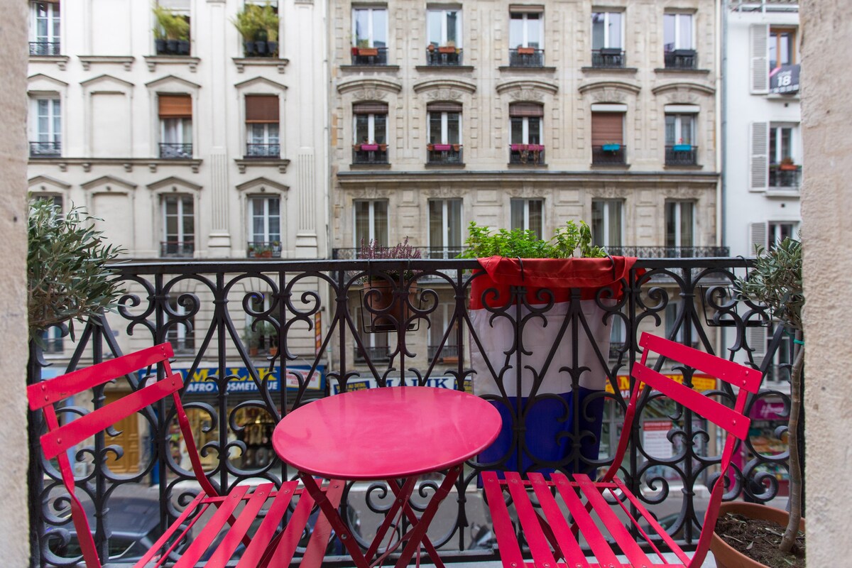 蒙马特附近的舒适巴黎公寓