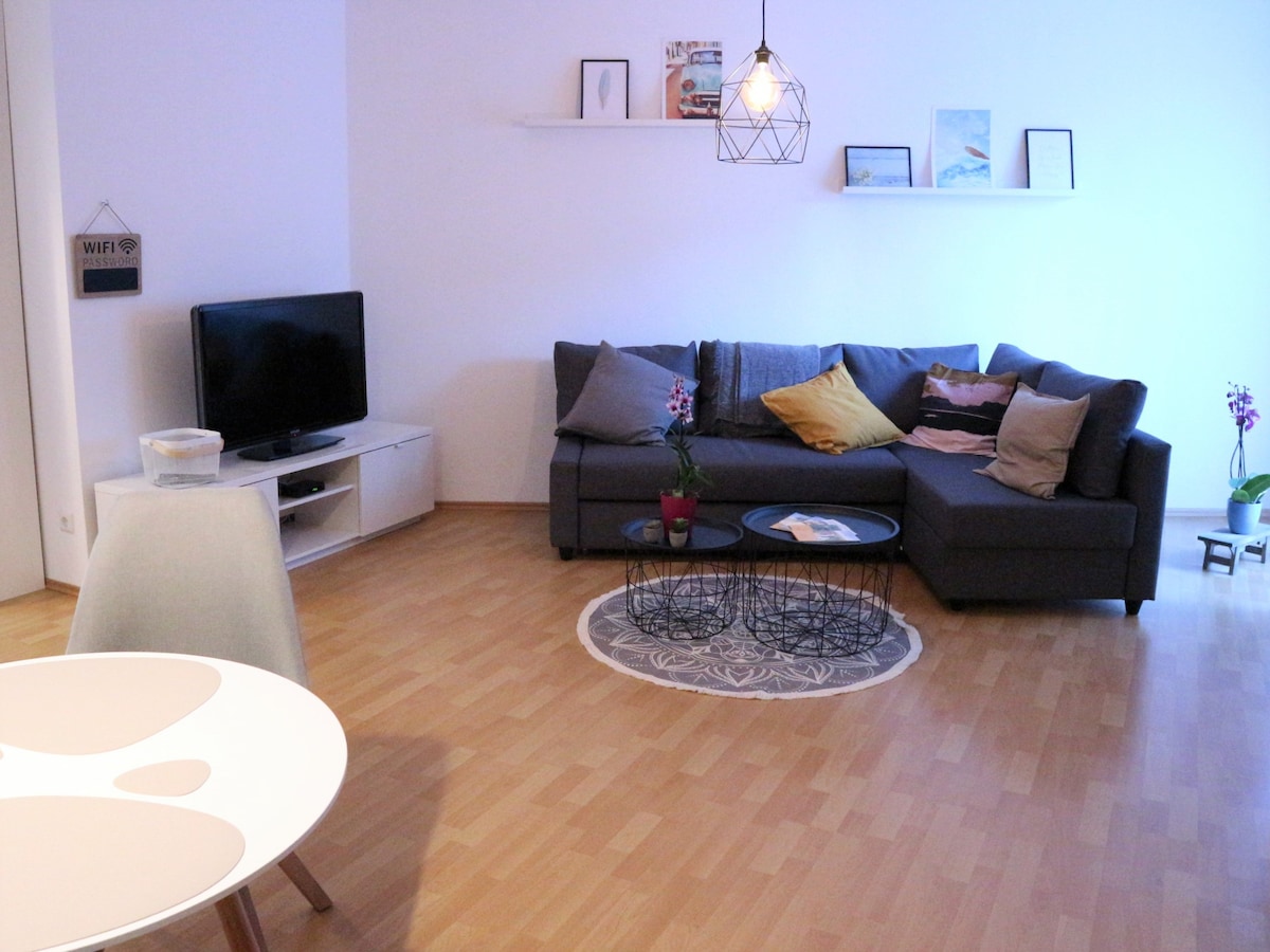 Sörgenloch/Rhh的舒适地下室公寓。