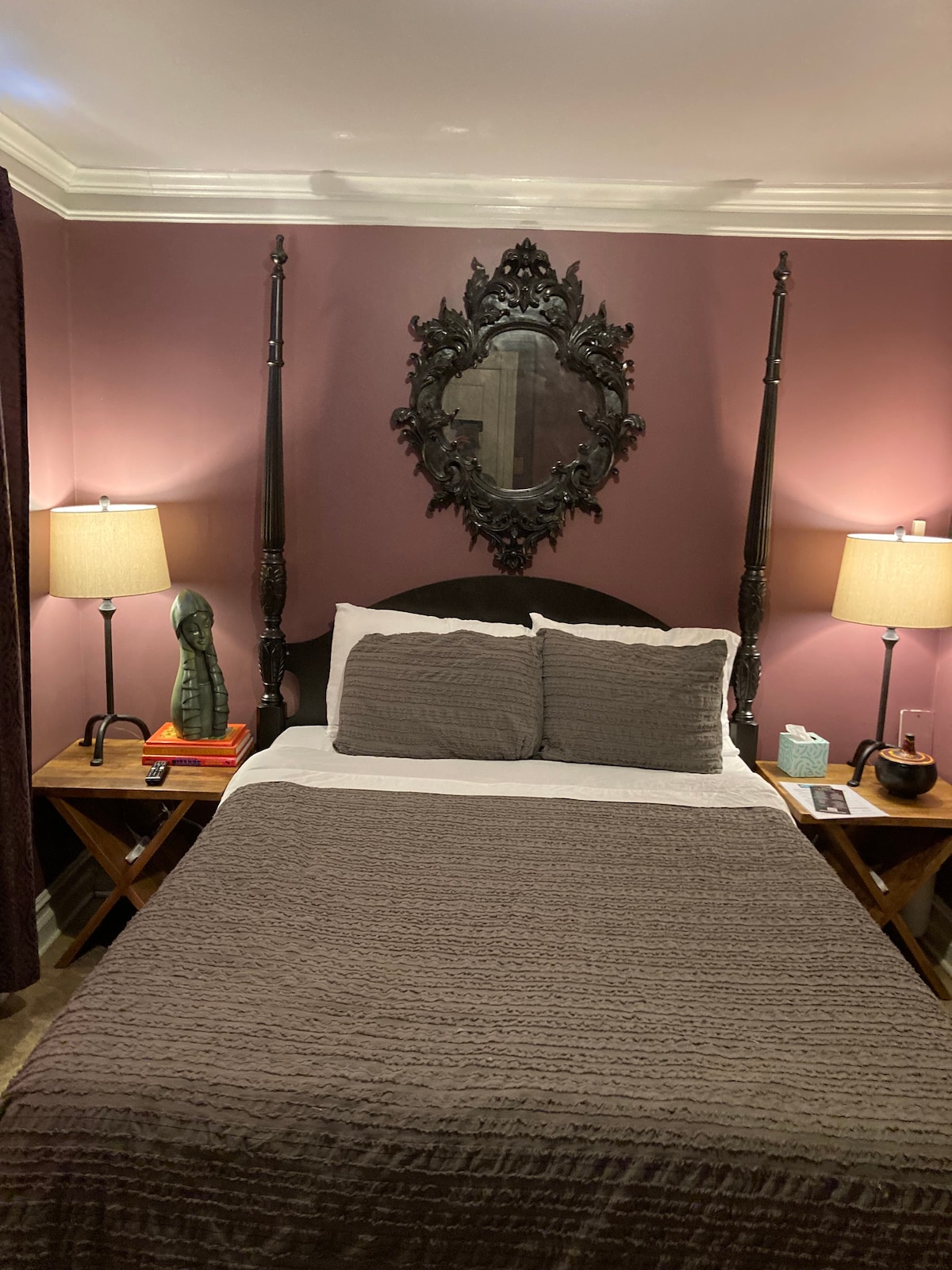 Queen Bed with Private Bathroom in Boystown