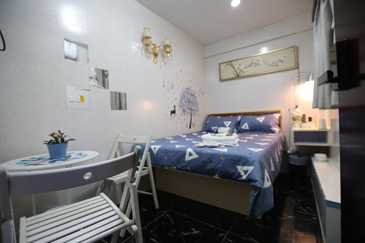 #3 尖沙咀地鐵站 豪華舒適 大床雙人房+獨立浴室