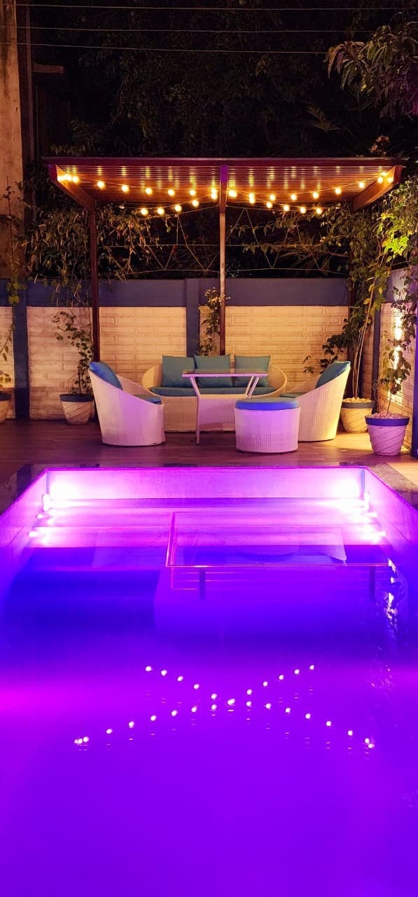A plush and serene  3BHK pool villa in nashik.