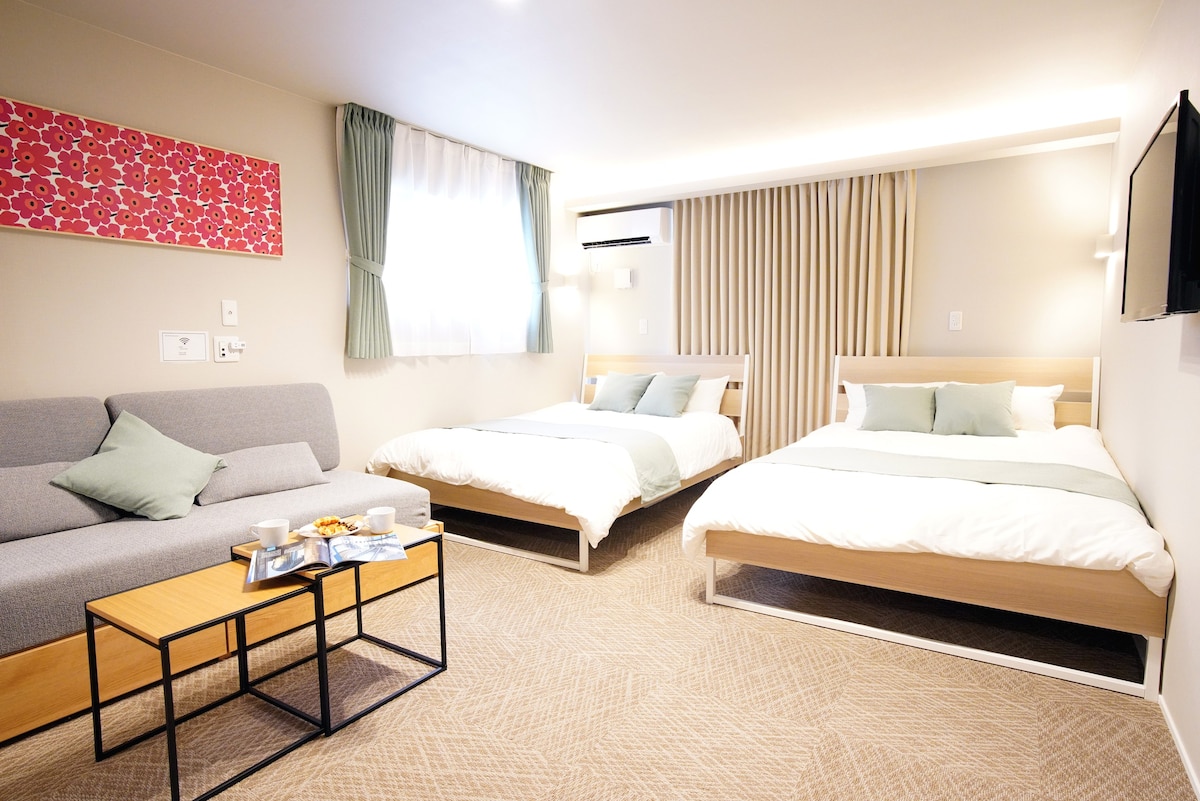靠近日本环球影城、难波、梅田KS202的舒适时尚公寓
