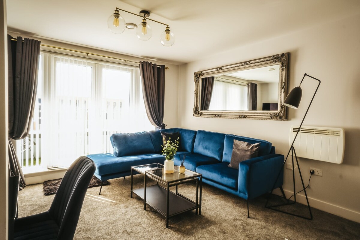 Chic apartment Salford Quays (bedroom 1)