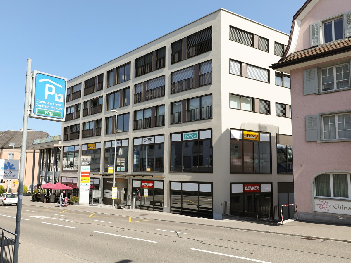 现代单间公寓，位于乌兹维尔（ Uzwil ）中心地段