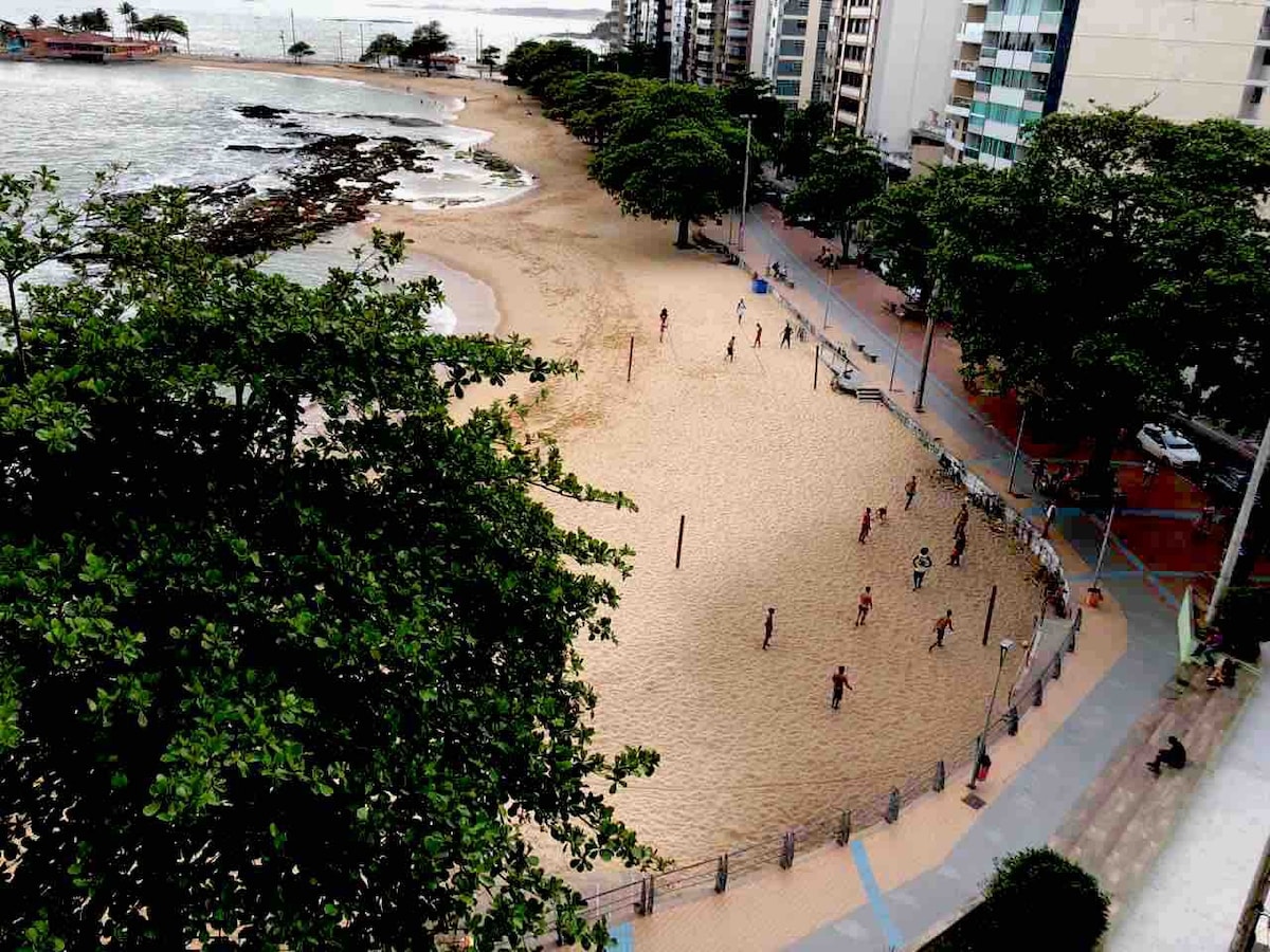 前海滩豪华公寓Castanheiras Guarapari