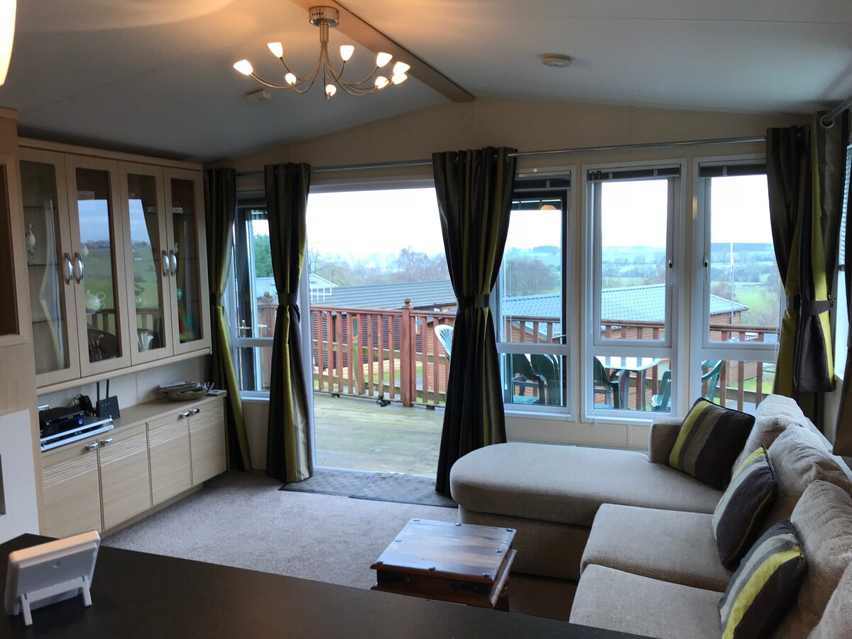 Scenic Ribble Valley Lodge -可容纳6人