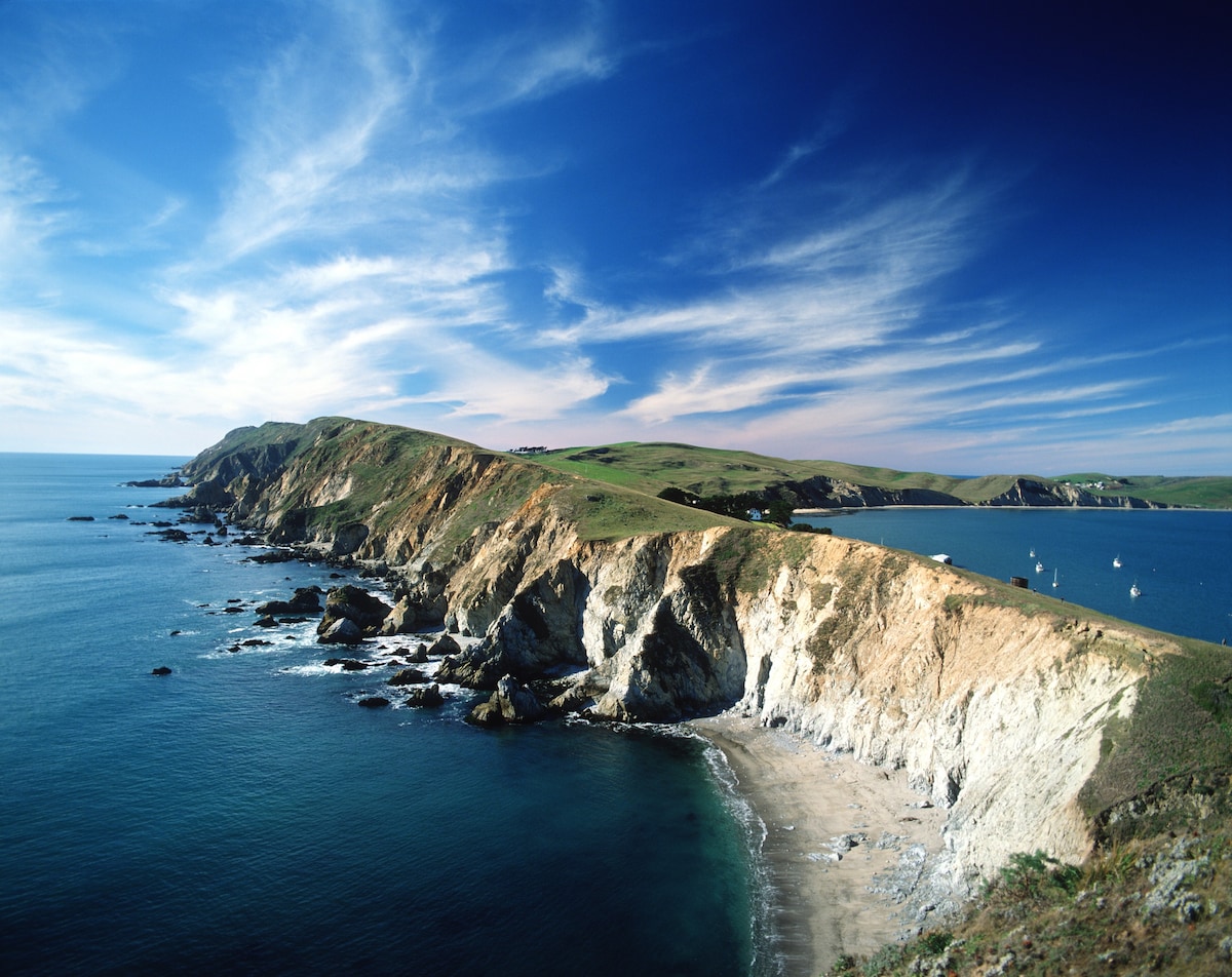 雷斯角公园（ Point Reyes Park ）的艺术家度假胜地