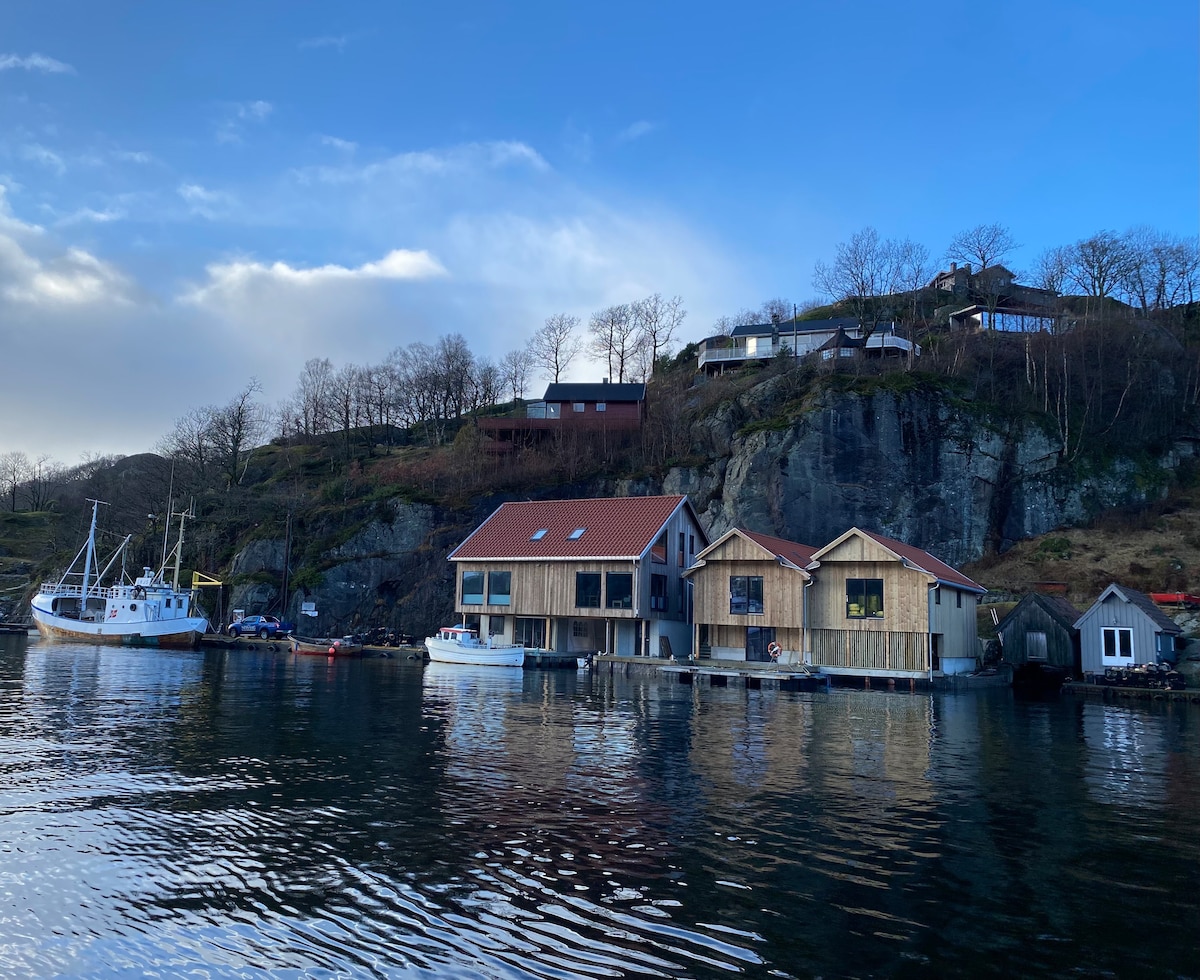 海滨公寓。Sokndal, Nesvåg.