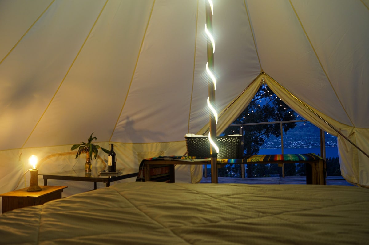 壮观的帐篷，可欣赏全景