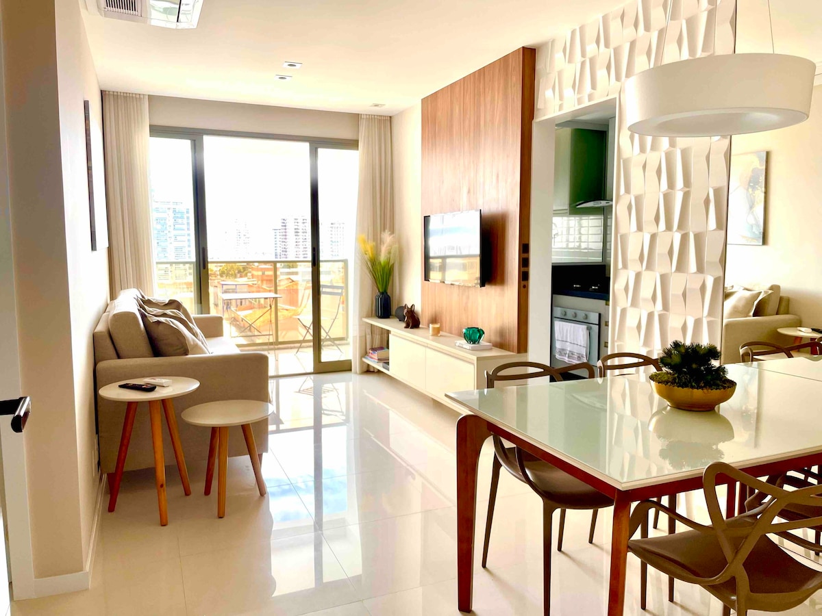 NOVO公寓， 2间卧室，套房， quadra do Mar Itaparica