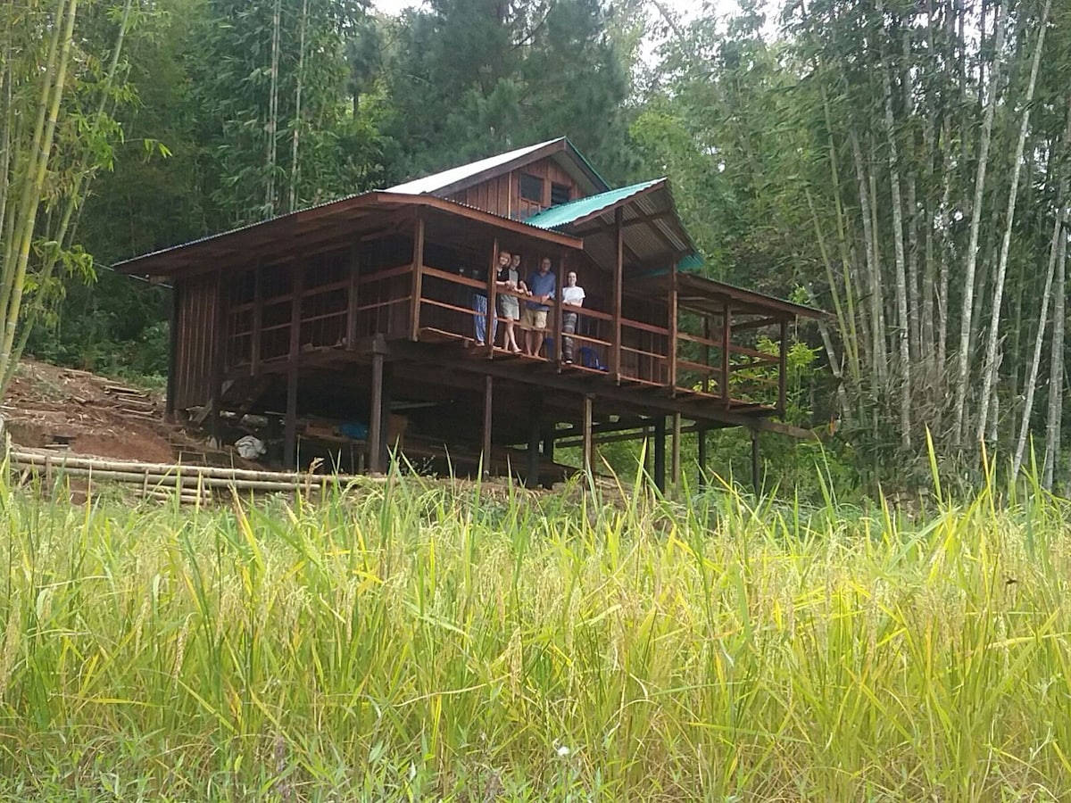 HILL HOUSE GARUDA是一座新建的森林小木屋。