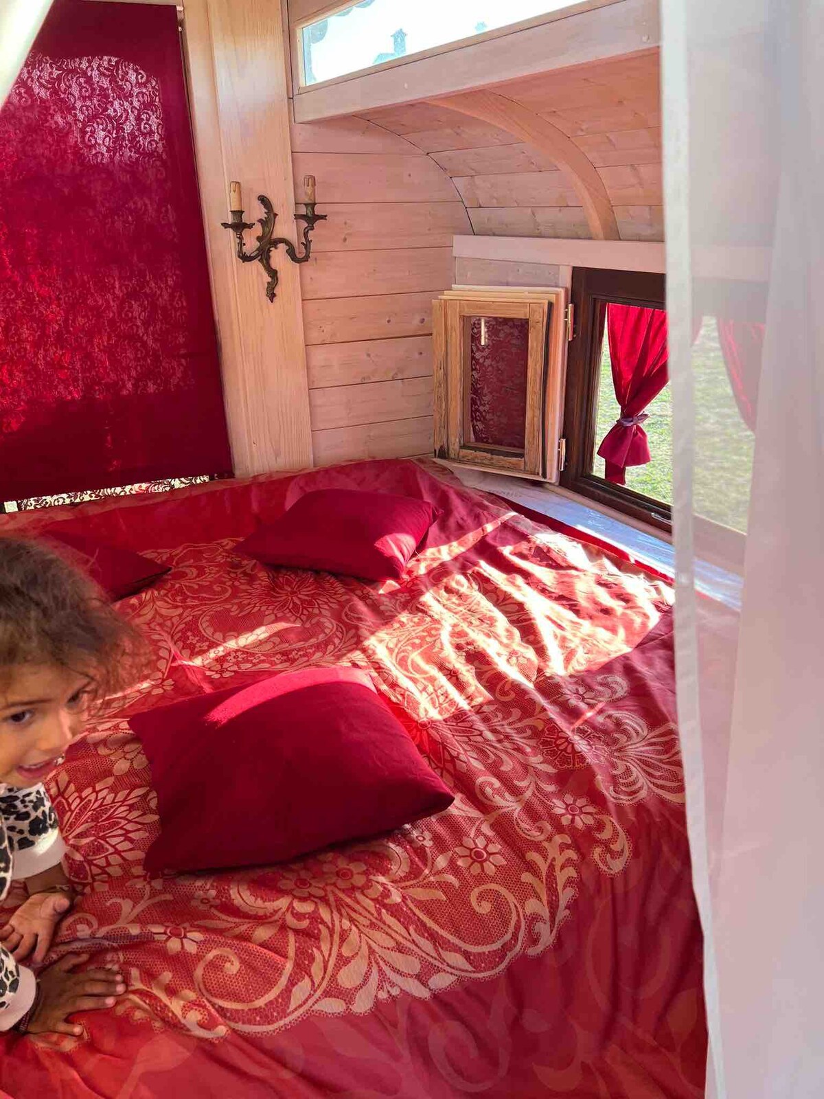 Glamping nella carovana gipsy