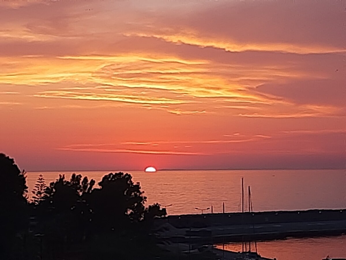 A View from the Attic Window. Kyparissia, Messinia