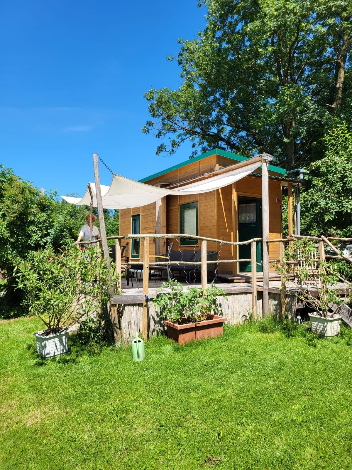 Tiny House/Safari Lodge in naturnahem Garten