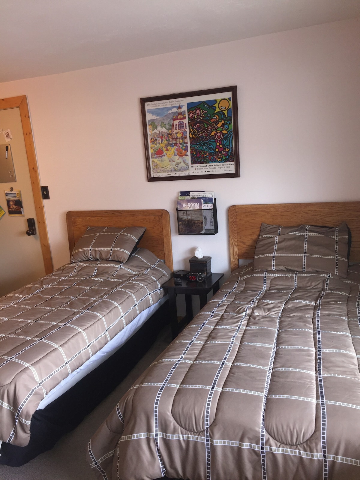 干净舒适的Chateaux独立房间x 2张单人床