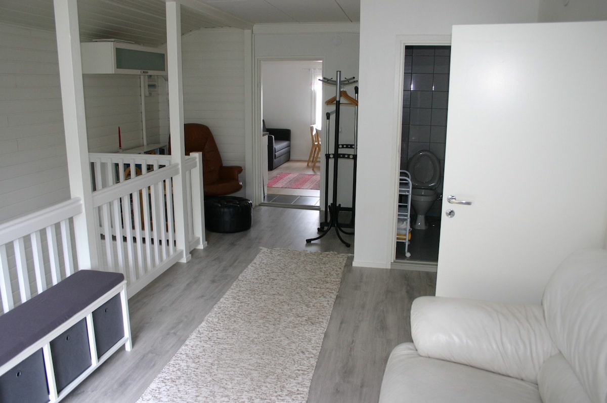 Savonlinna ，漂亮的房间， 2张床，厨房，卫生间