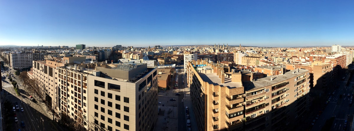 Ático céntrico con vistas