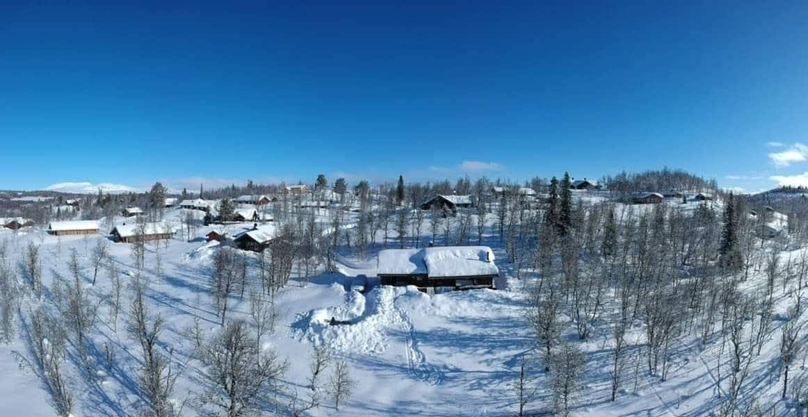 山区舒适的小屋。