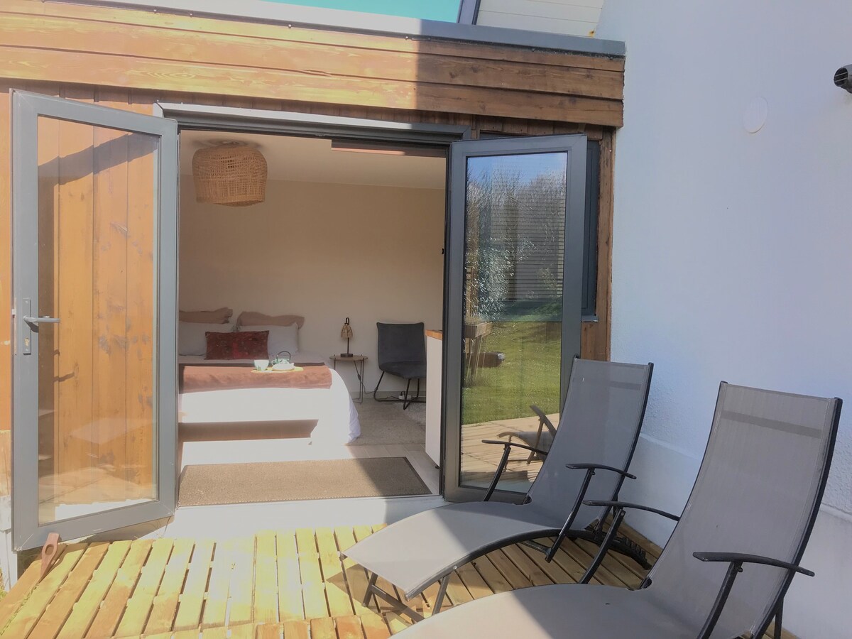 Wimereux studio cosy ouvert sur jardin