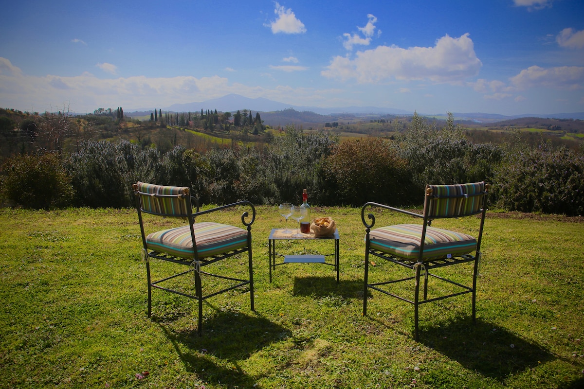 La Casina della Quercia, enchantment in Val d 'Orcia