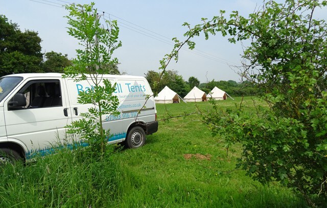 Bath Bell Tents Mobile Glamping 3 Tents 18 guests