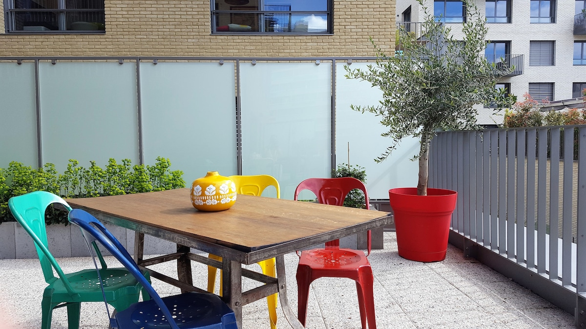 Loft Duplex & Terrace Canal Ourcq