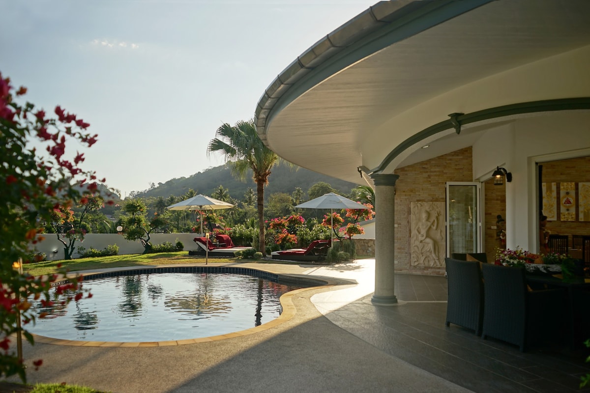 茉莉花别墅（ Villa Jasmine ） -安静、豪华住宅，带私人泳池和私人女佣