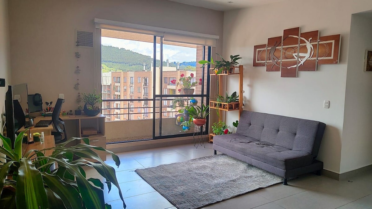 Habitación cómoda con gran vista en Zipaquirá