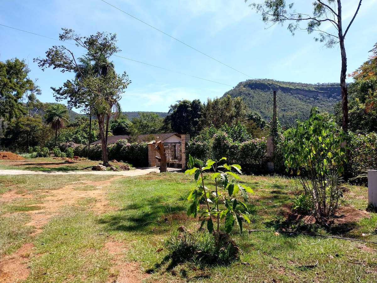 位于Taquaruçu的房子，后院有一条小溪！