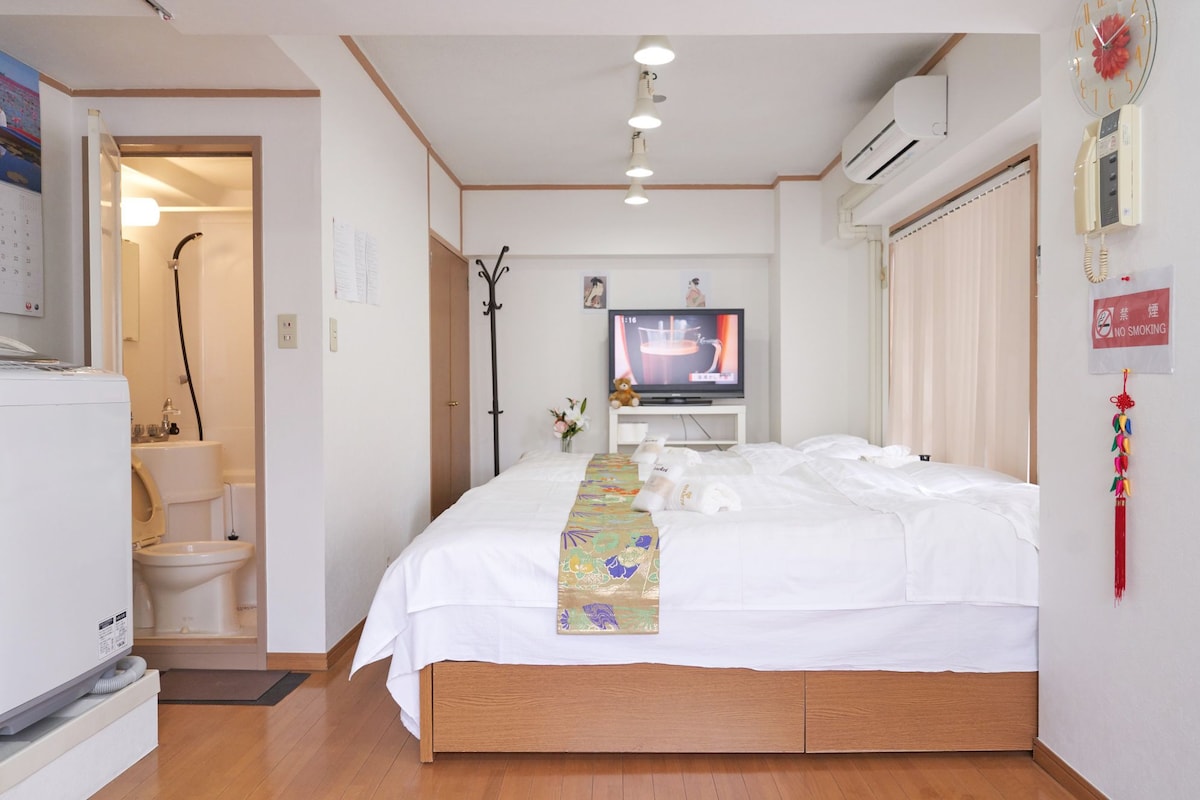 新宿池袋四分钟人气山手线温馨大床房SakuraHouse