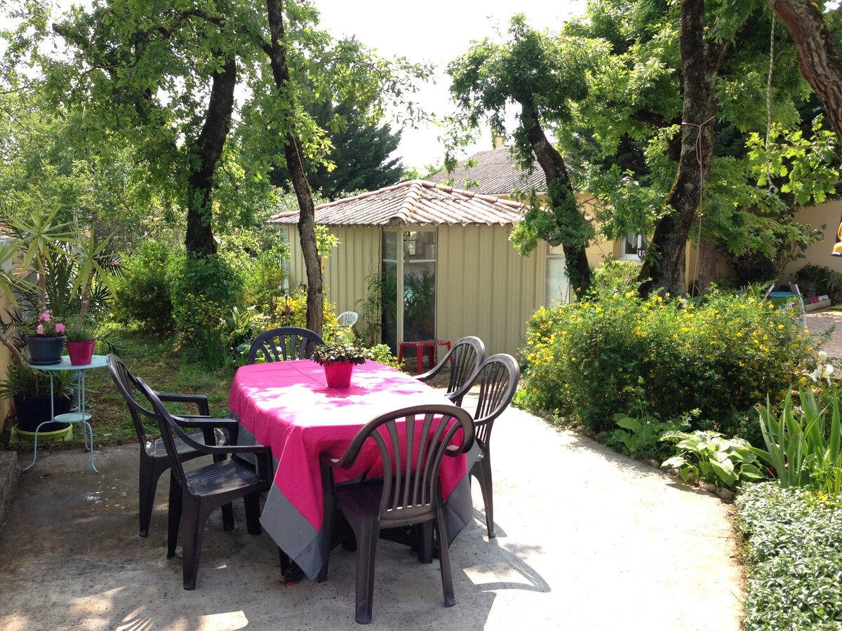 Cahors ，安静， T3独立房屋，花园。