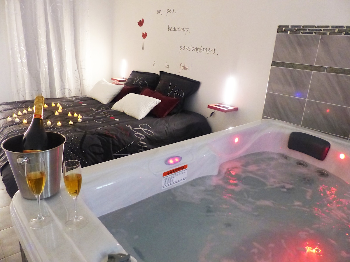 APPARTEMENT COSY  JACUZZI/SPA PRIVATIF LOVENIGHT