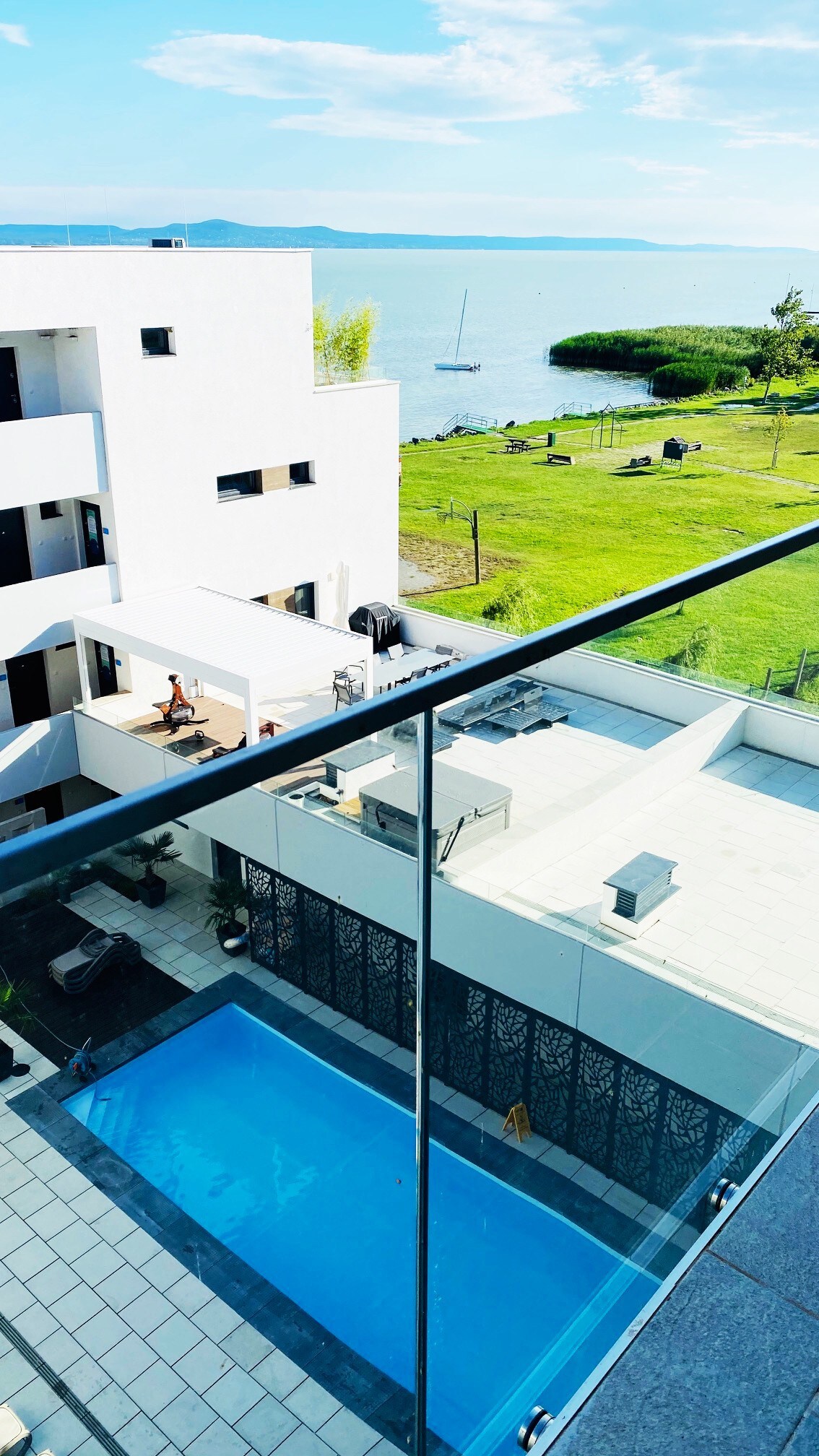 Balaton Beach Apartman with view