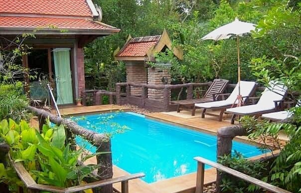 🌟Luxury Private Pool Villa🌴1BR🏊15min to beach