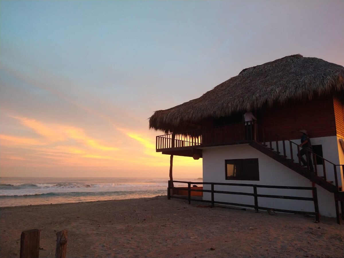 Cabaña doble deluxe con vista al mar