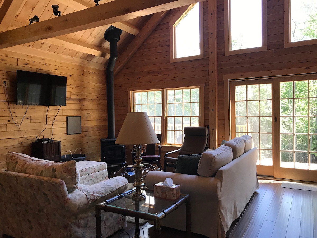 Stoni Woods: Log Home in Southern VT