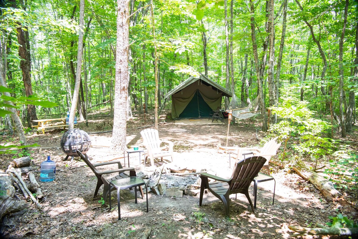 Light @ Wanderland Campground on Lookout Mountain