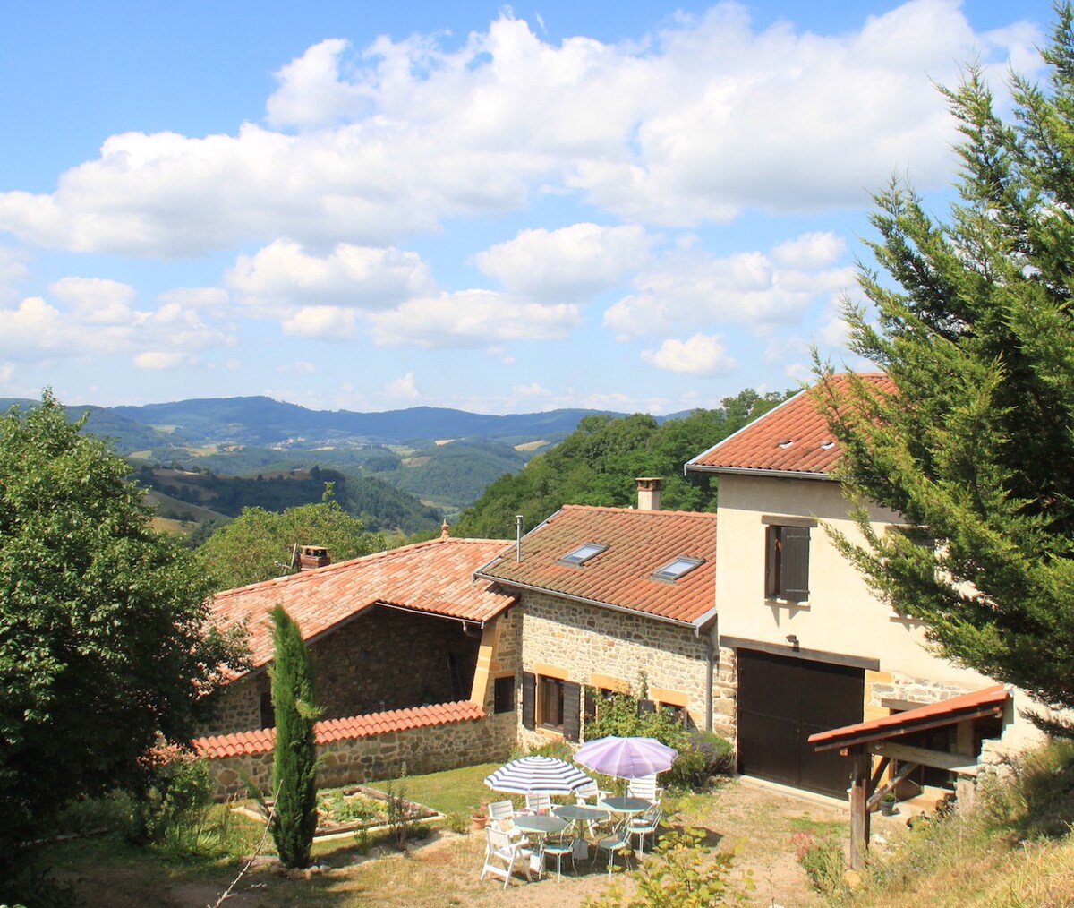 4. Beaujolais山区宁静的度假胜地。4号房间